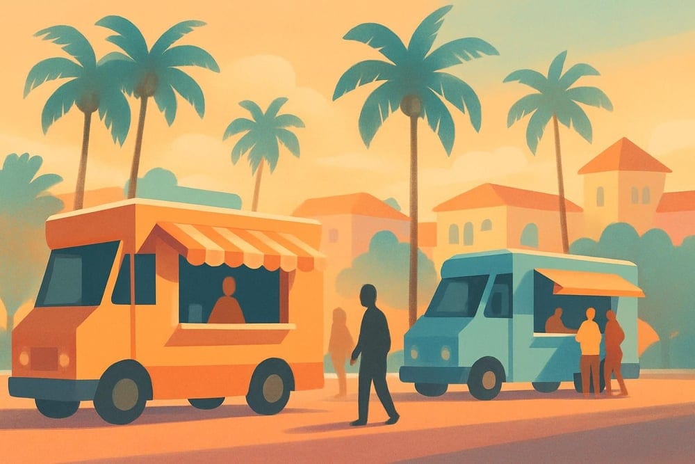 Food trucks in Lauderdale By The Sea, FL