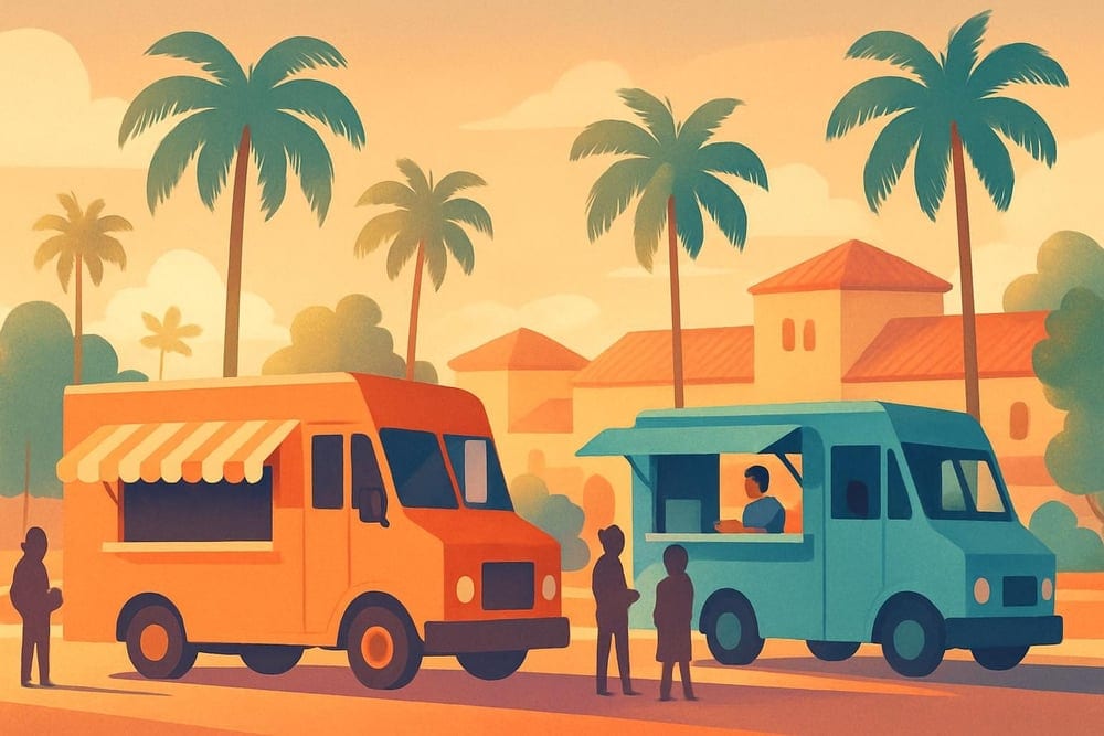 Food trucks in Pinecrest, FL